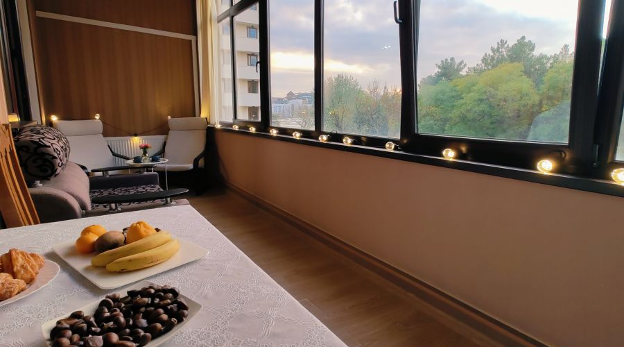 Апартаменты 5-местные Апартаменты (вид на бассейн, с кухней)