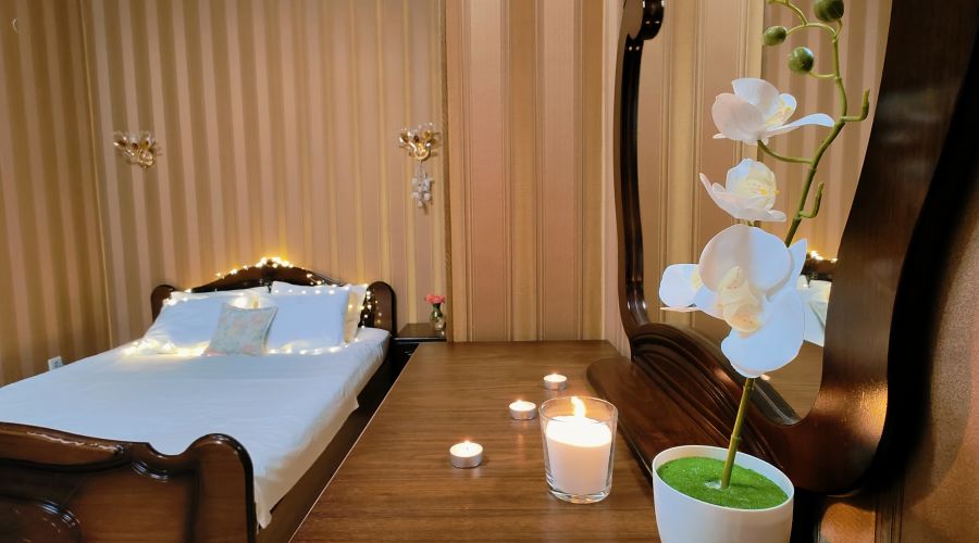 Апартаменты 6-местные Апартаменты (вид на бассейн, с кухней)