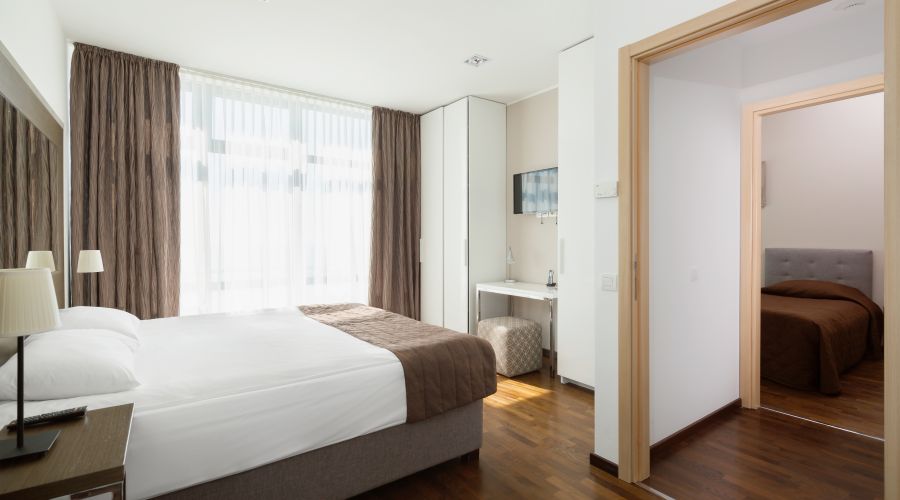 Апартаменты Дуплекс 2-уровневый с 2-мя спальнями 15 этаж