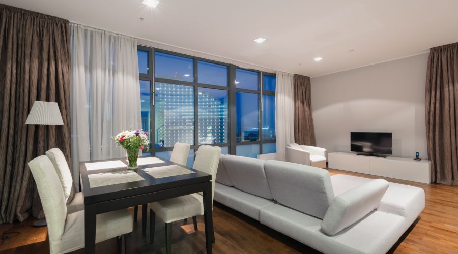 Апартаменты Дуплекс 2-уровневый с 2-мя спальнями 15 этаж