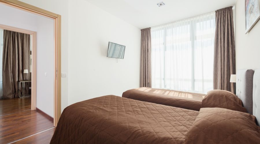 Апартаменты Дуплекс 2-уровневый с 2-мя спальнями 15 этаж