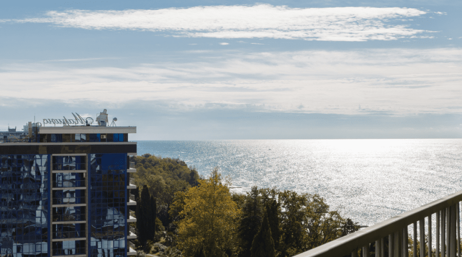 Апартаменты 2-местный 2-комнатный с одной спальней, вид на город с 6-15 этаж