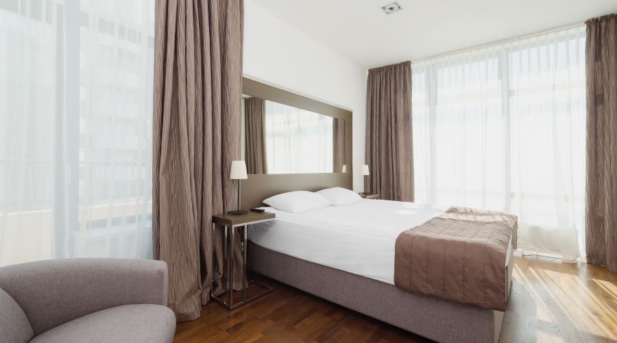 Апартаменты Дуплекс 2-уровневый с 2-мя спальнями 15 этаж