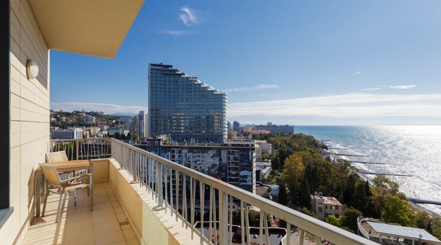 Апартаменты Дуплекс 2-уровневый с 2-мя спальнями 15 этаж