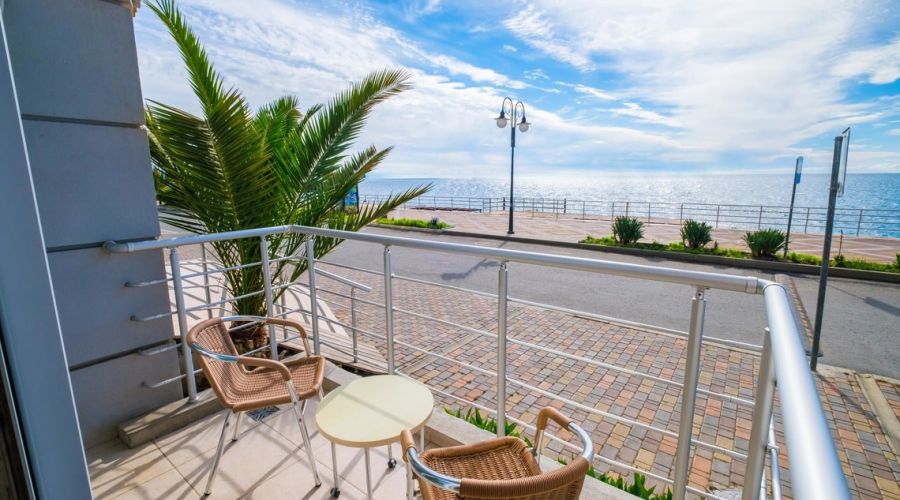 Стандартный 2-местный 1-комнатный вид на море 1 этаж