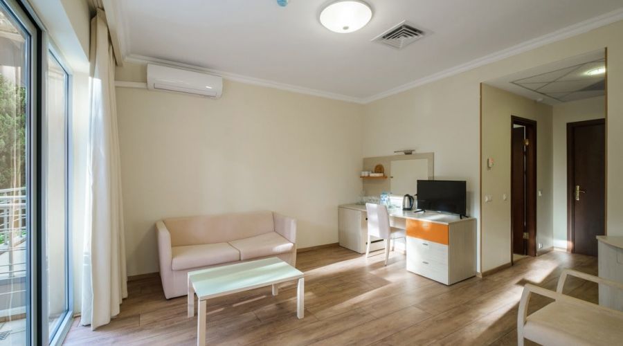 Семейный 2-местный 1-комнатный отель Морской