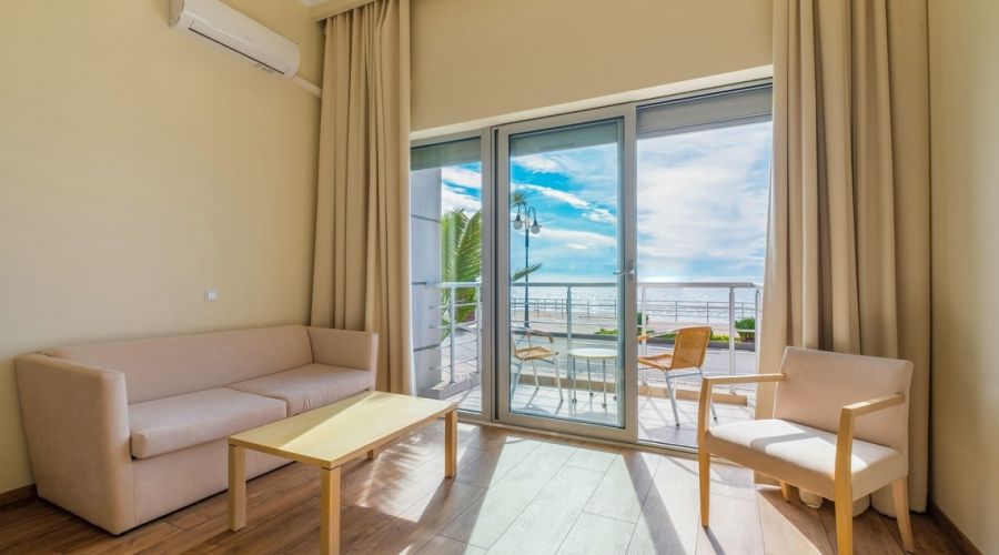 Стандартный 2-местный 1-комнатный вид на море 1 этаж