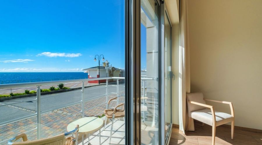 Стандартный 2-местный 1-комнатный вид на море 1 этаж