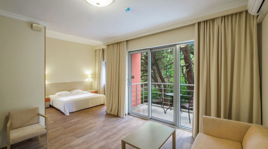 Семейный 2-местный 1-комнатный отель Морской