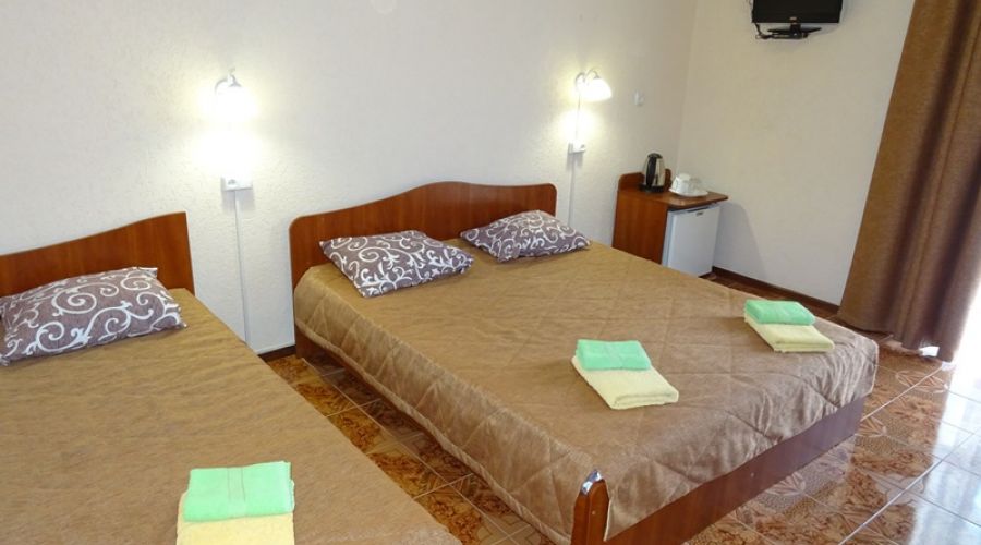 Стандартный 4-местный 1-комнатный