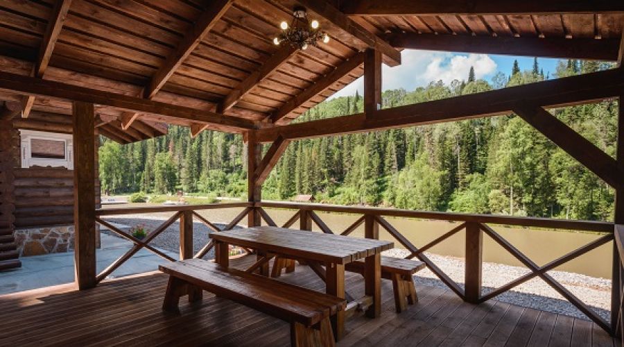 Апартаменты 2-комнатный 2-этажный "Коттедж Прибрежный" № 1,2  Заимка 1