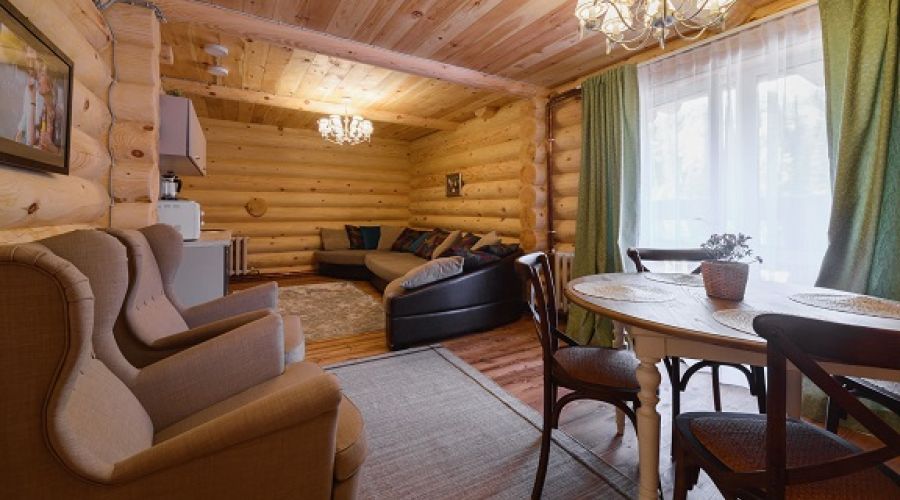 Апартаменты 2-комнатный 2-этажный "Коттедж Прибрежный" № 1,2  Заимка 1