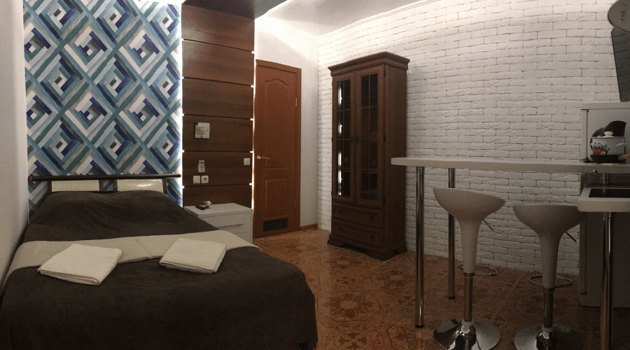 Делюкс 2-местный 1-комнатный с кухней