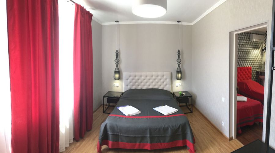 Делюкс 4-местный 2-комнатный с кухней