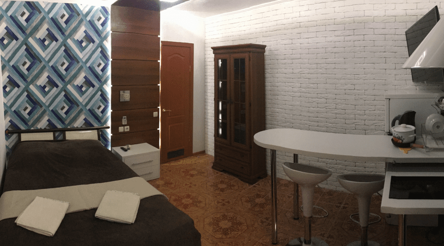 Делюкс 2-местный 1-комнатный с кухней