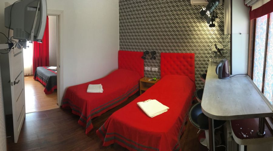 Делюкс 4-местный 2-комнатный с кухней