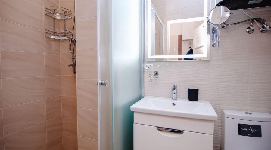 Апартаменты Апартаменты Люкс с 1 спальней 2-комнатный