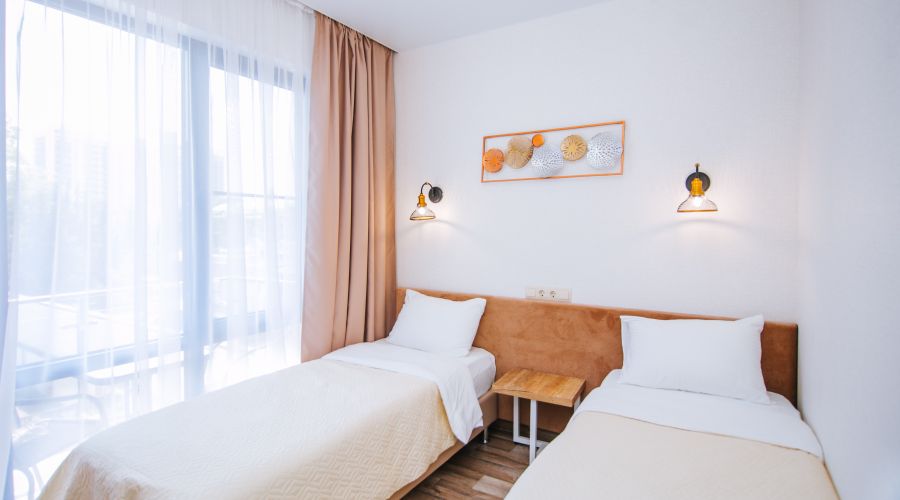 Апартаменты Апартаменты Люкс с 2-спальнями 3-комнатный