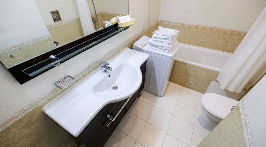 Апартаменты студио 2-местные 1-комнатные вид на город Аквамарин