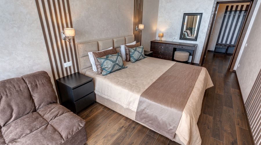 Апартаменты 2-местные 2-комнатные вид на море АкваDeluxe