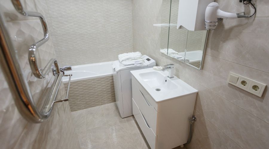 Апартаменты студио 2-местные 1-комнатные1 этаж Аквамарин