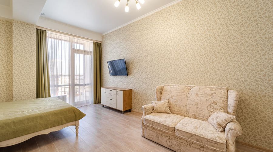 Апартаменты студио 2-местные 1-комнатные вид на море АкваDeluxe