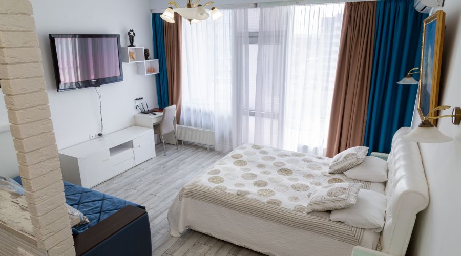 Апартаменты студио 2-местные вид на бассейн Аква Deluxe