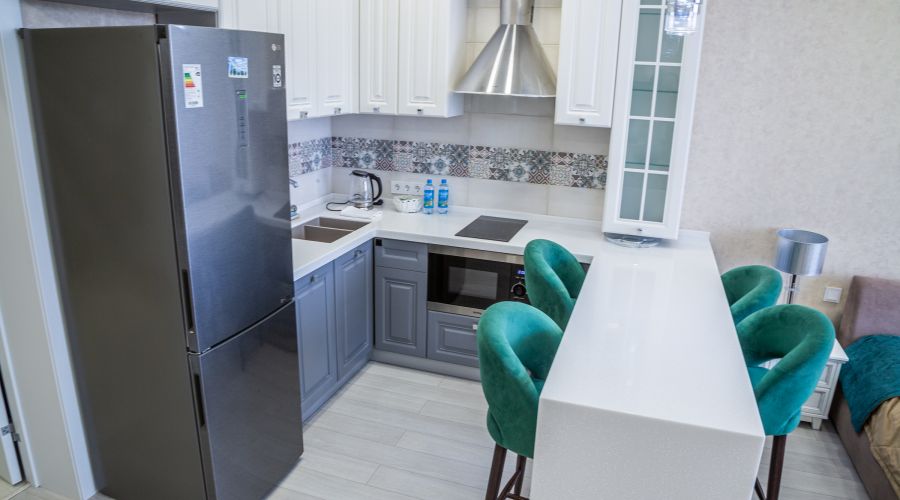 Апартаменты студио 2-местные 1-комнатные вид на море АкваDeluxe