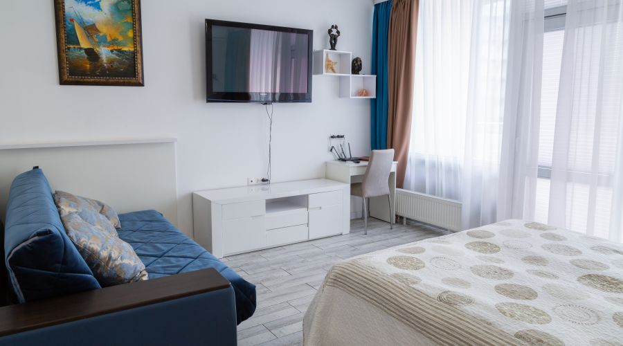 Апартаменты студио 2-местные вид на бассейн Аква Deluxe