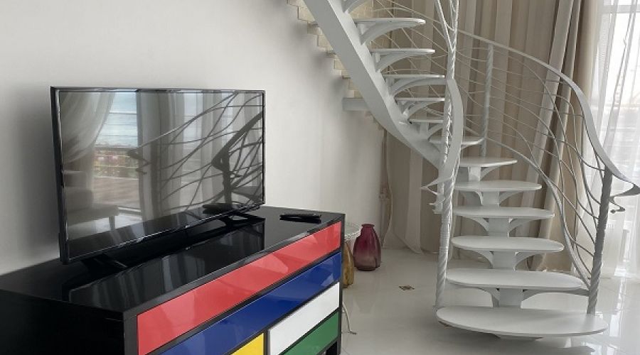 Апартаменты 3-х комнатные 2-местные 2-х уровневые апартаменты V вид на море Аква Deluxe