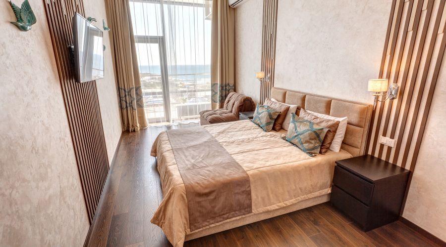 Апартаменты 2-местные 2-комнатные вид на море АкваDeluxe