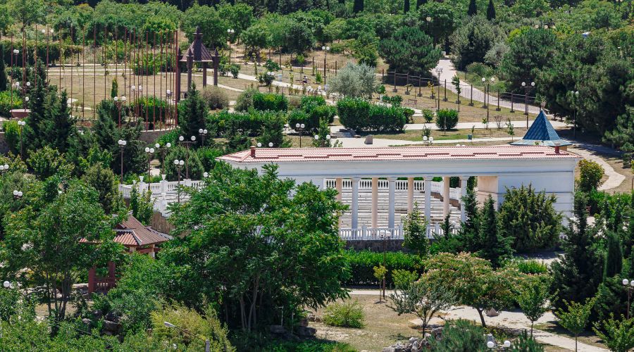 Апартаменты студио 2-местные 1-комнатные вид на город Аквамарин