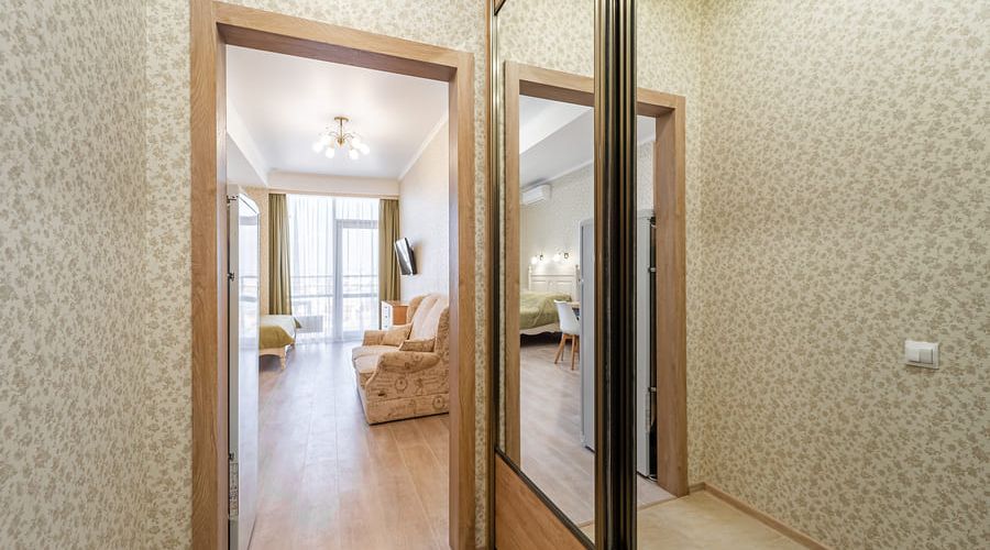 Апартаменты студио 2-местные 1-комнатные вид на море АкваDeluxe