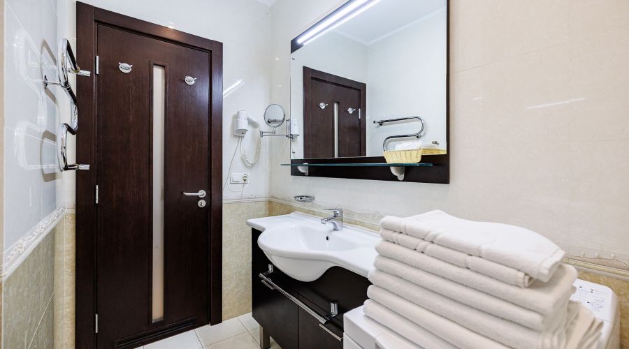 Апартаменты студио 2-местные 1-комнатные вид на город Аквамарин