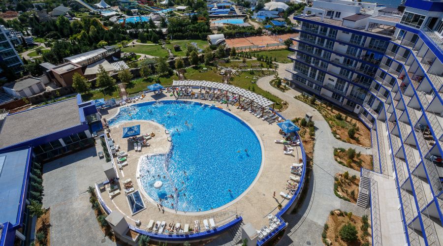 Апартаменты 2-местные 2-комнатные вид на море АкваDeluxe