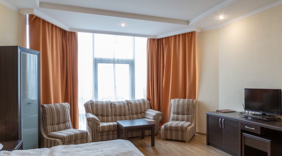 Апартаменты студио 2-местные 1-комнатные вид на море Аквамарин