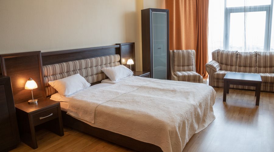 Апартаменты студио 2-местные 1-комнатные вид на море Аквамарин