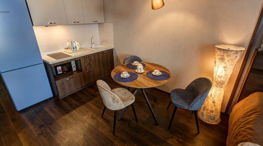 Апартаменты студио 2-местные 1-комнатные вид на море АкваDeluxe