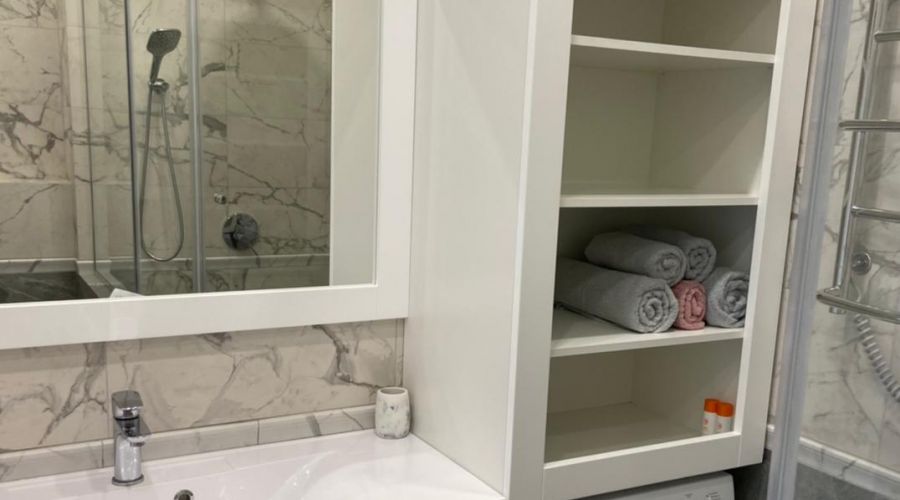 Апартаменты студио 2-местные 1-комнатные V вид на город АкваDeLuxe