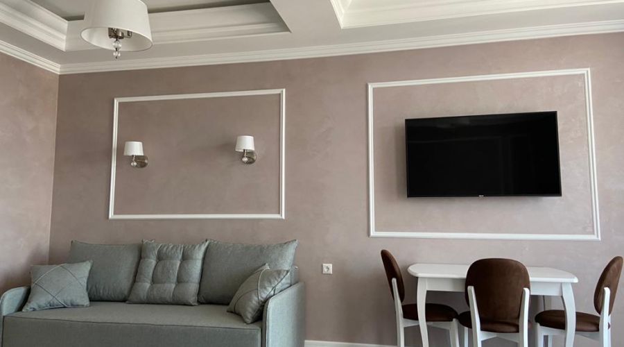 Апартаменты студио 2-местные 1-комнатные V вид на город АкваDeLuxe