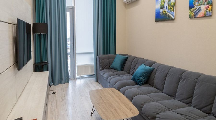 Апартаменты 2-комнатные 2-местные V вид на море Аква Deluxe