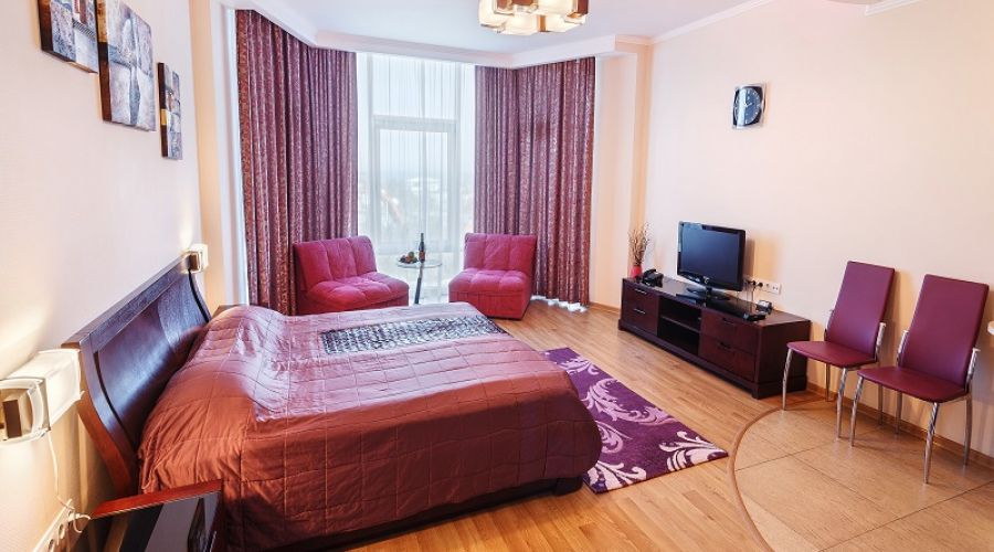 Апартаменты студио 2-местные 1-комнатные V вид на море Аквамарин