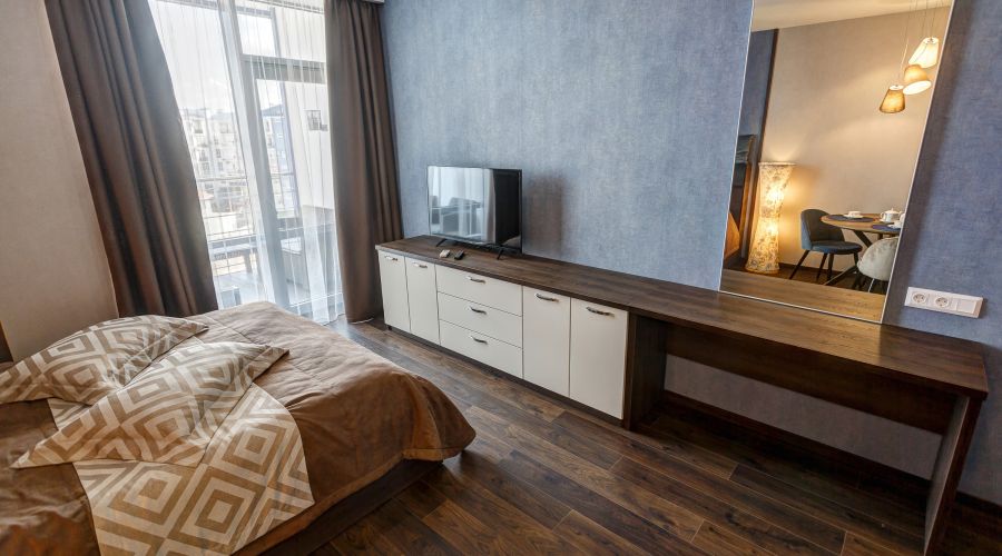 Апартаменты студио 2-местные 1-комнатные вид на море АкваDeluxe