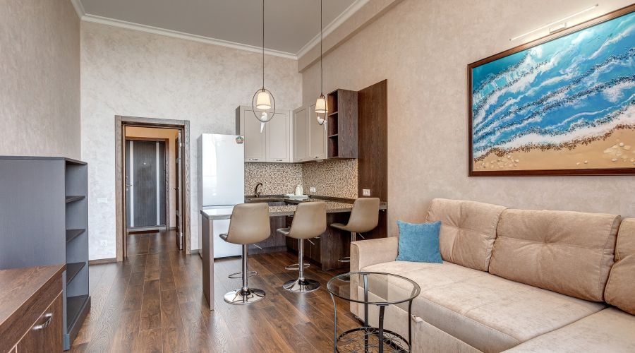 Апартаменты 2-местные 2-комнатные вид на море АкваDeluxe