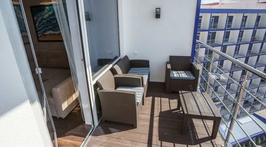 Апартаменты 2-местные 2-комнатные вид на море АкваDeluxe