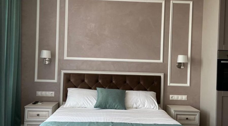 Апартаменты студио 2-местные 1-комнатные V вид на город АкваDeLuxe