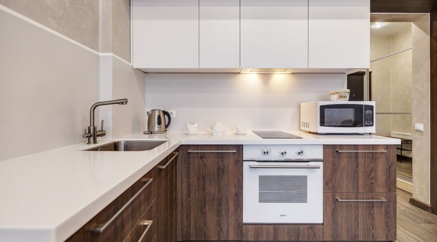 Апартаменты студио 2-местный боковой вид на море корпус АкваDeLuxe