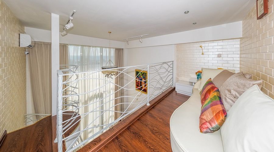 Апартаменты 3-х комнатные 2-местные 2-х уровневые апартаменты V вид на море Аква Deluxe