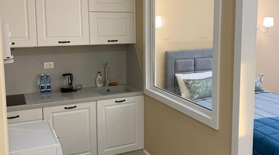 Апартаменты студио 2-местные 1-комнатные 1 линия вид на море АкваDeluxe