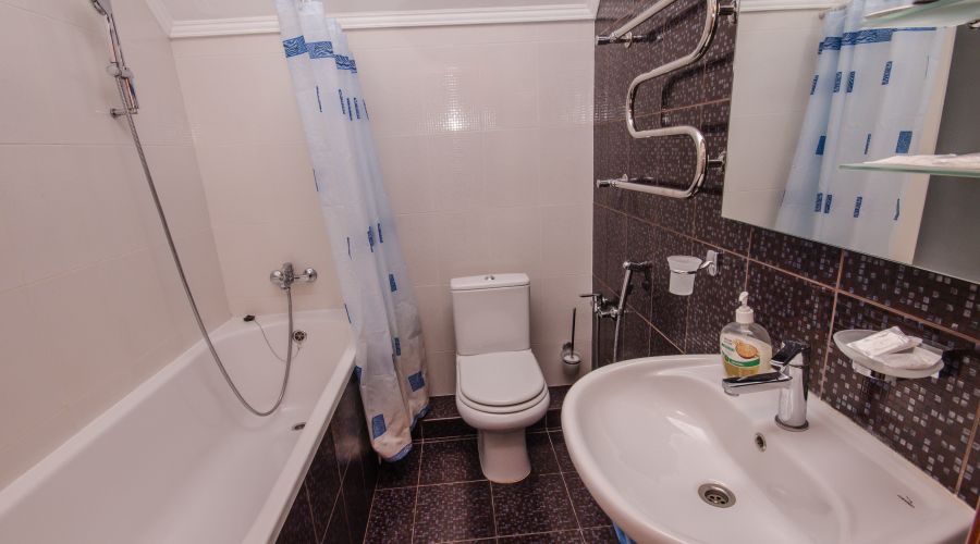 Улучшенный 2-местный 1-комнатный боковой вид на море №10